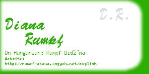 diana rumpf business card